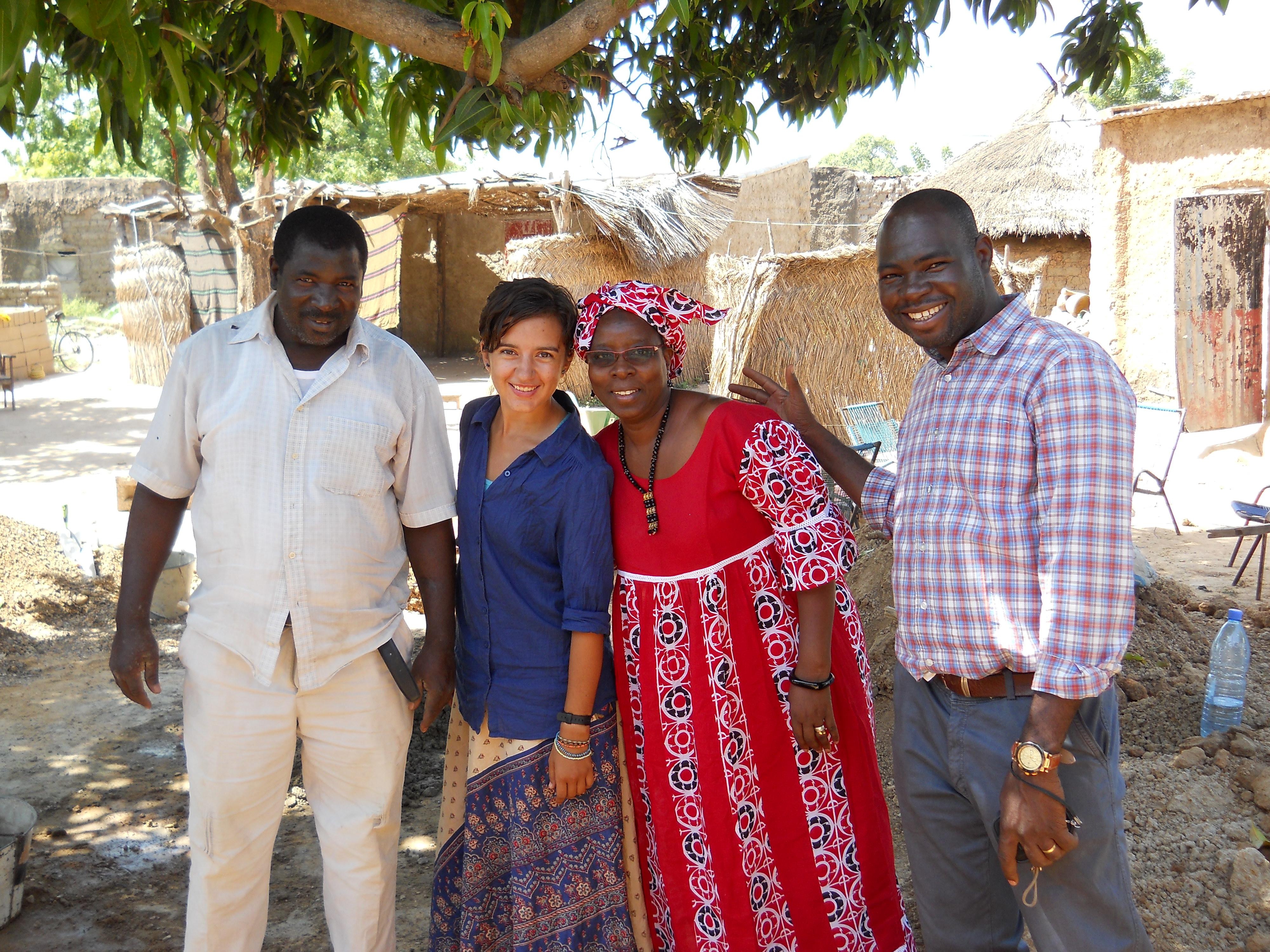 Liz with the WASH staff