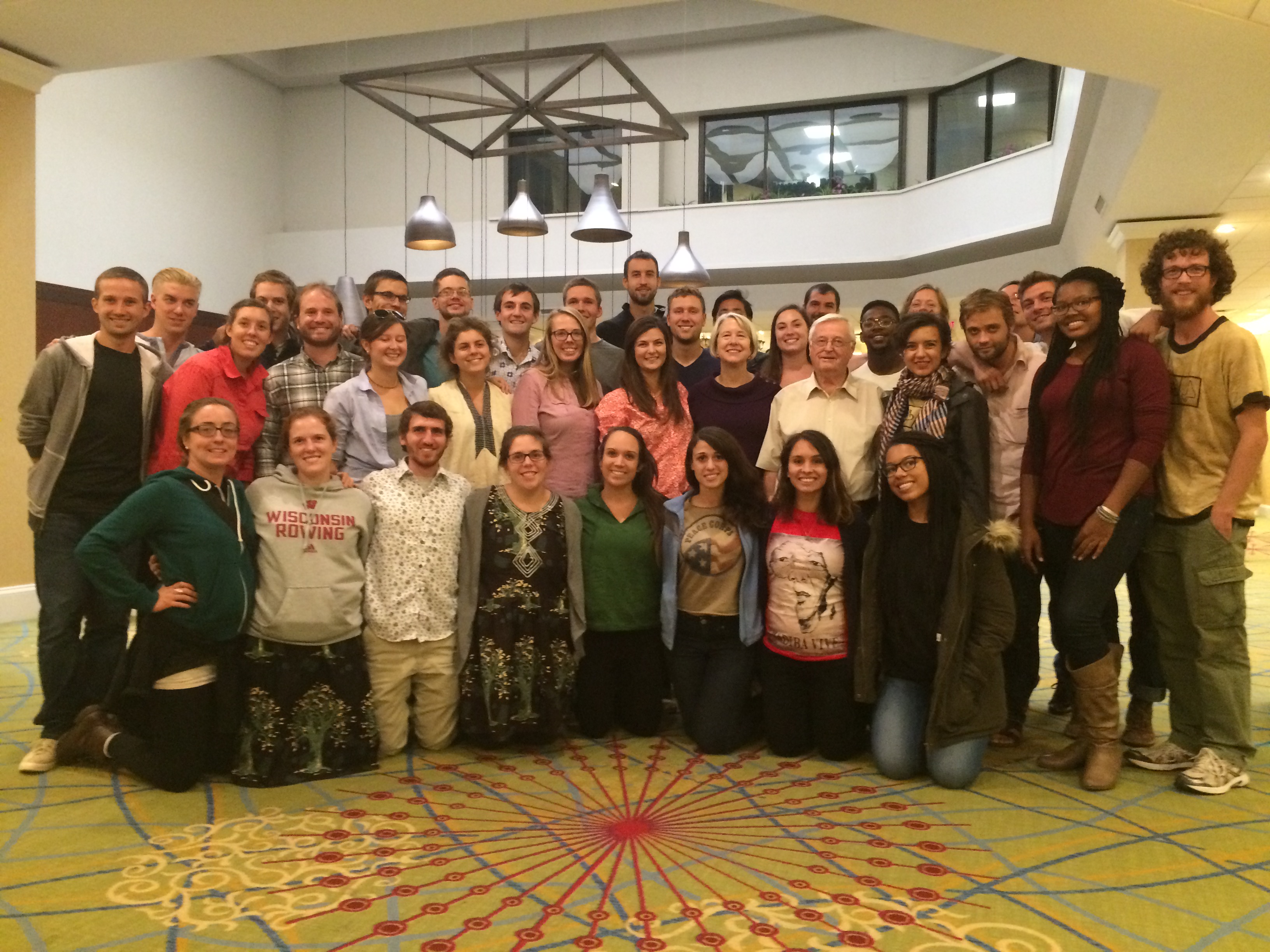 Group photo with Peace Corps Director Carrie Hessler-Radelet