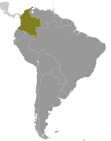 Colombia Locator Map