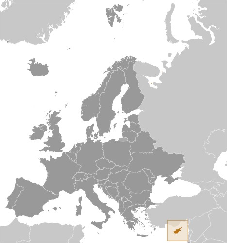 Cyprus Locator Map