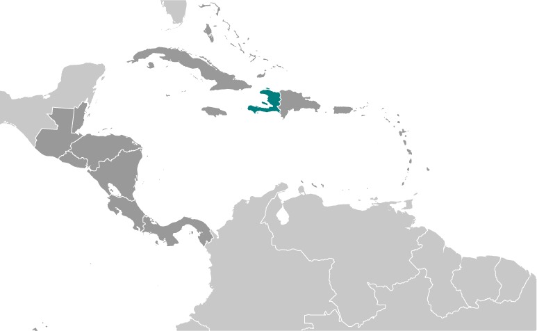 Haiti Locator Map