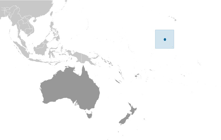 Kingman Reef Locator Map