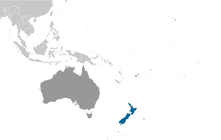 New Zealand Locator Map