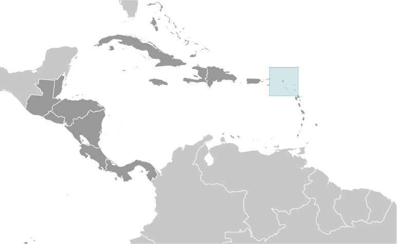 Saint Martin Locator Map